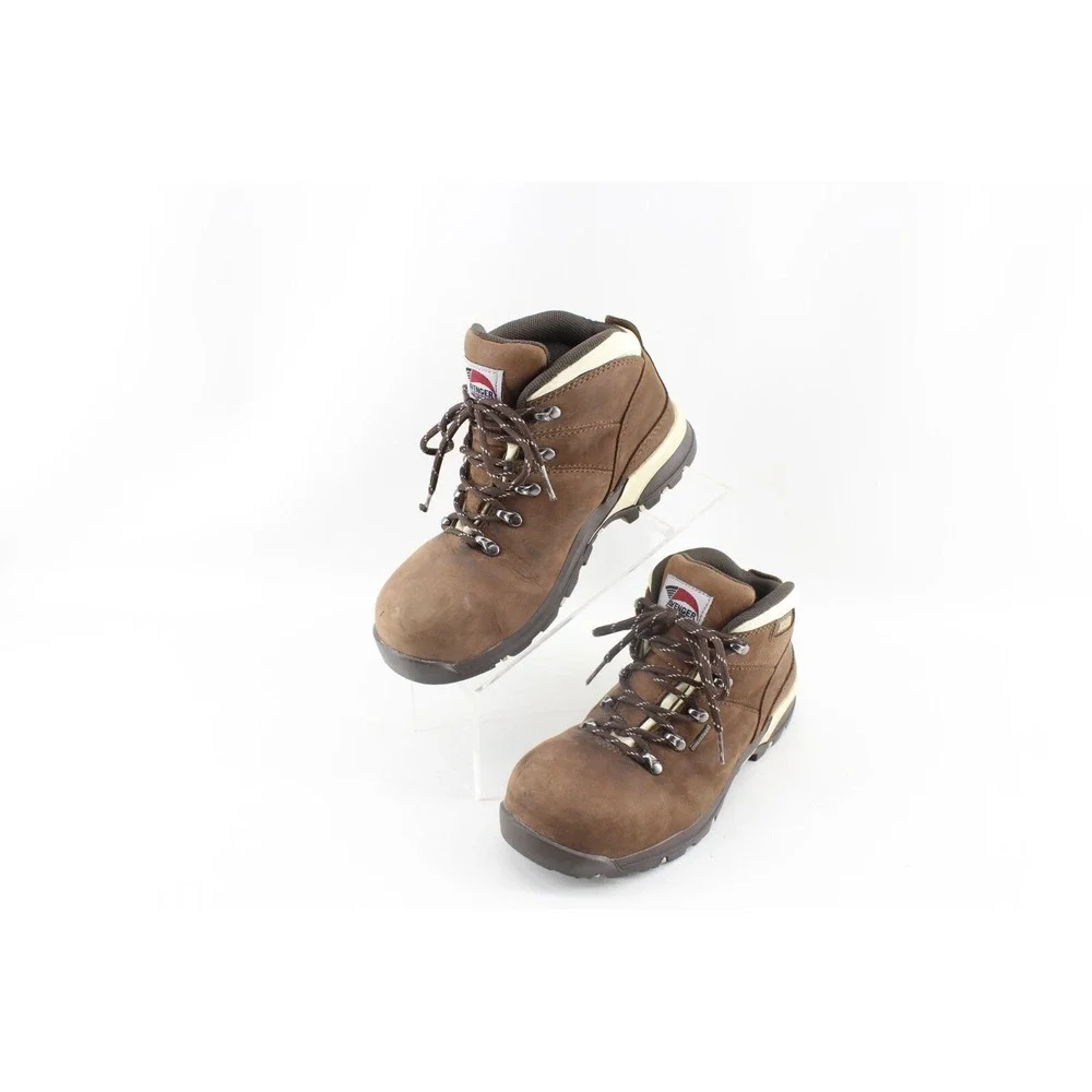 Avenger Women's Composite Toe Waterproof Hiker Work Boot A7156 Chocolate 6.5W US